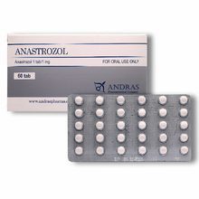 Andras ANASTRAZOLE 1mg/tab - ЦЕНА ЗА 60 ТАБ