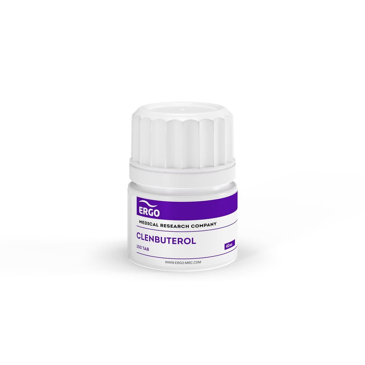 ERGO CLENBUTEROL (годен до 08.2025) 0.4MG/TAB - ЦЕНА ЗА 100ТАБ