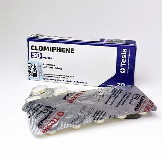 Tesla CLOMIPHENE 50mg/tab - ЦЕНА ЗА 10ТАБ