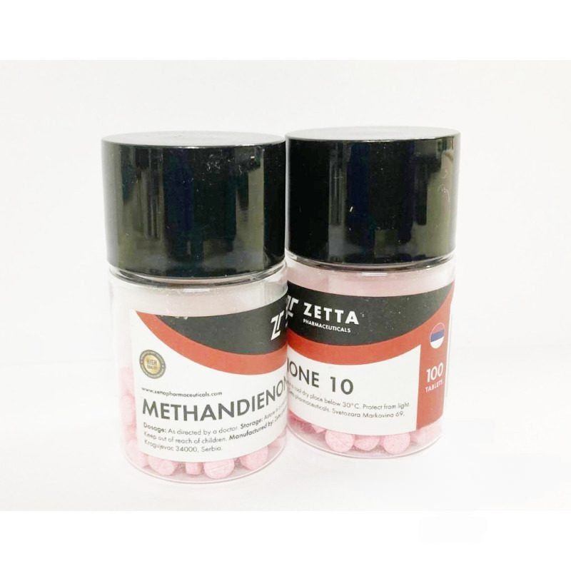 ZETTA New METHANDIENONE 10mg/tab - ЦЕНА ЗА 100ТАБ