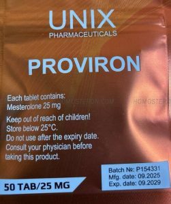 Proviron 50tab/25mg  Unix